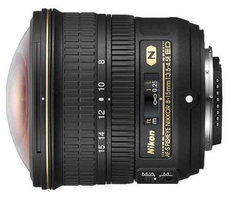 Объектив Nikon 8-15mm f/3.5-4.5E ED AF-S Fisheye Nikkor