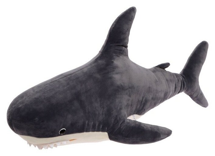 FixsiToysi Мягкая игрушка «Акула», цвет серый, 95 см