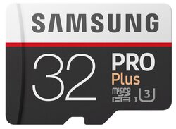 Карта памяти Samsung microSDHC PRO Plus 100MB/s + SD adapter