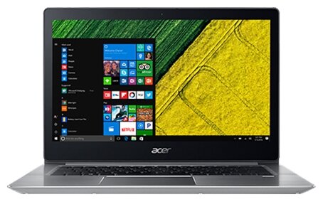 Acer 14 Ноутбук Acer Swift 3 SF314-52G-82UT 1920x1080 Intel Core i7 18 ГГц RAM 8 ГБ SSD 256 ГБ GeForce MX150 Win10 Home NXGQWER006 синий