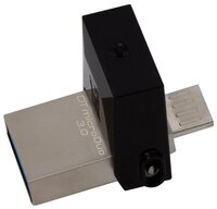 Флешка Kingston DataTraveler microDuo 3.0 16GB черный