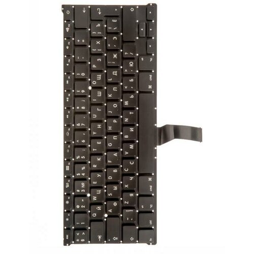 Клавиатура keyboard для Apple MacBook Air 13 A1369 Late 2010 ZeepDeep Haptic Г-образный Enter RUS 1351₽