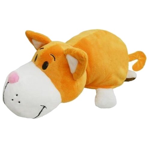 фото Мягкая игрушка 1 TOY Вывернушка Оранжевый кот-Бульдог 15 см
