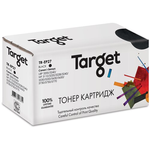 Картридж Target EP27, черный, для лазерного принтера, совместимый картридж target mltd203lnv черный для лазерного принтера совместимый