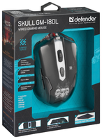 Мышь Defender Skull GM-180L Black USB