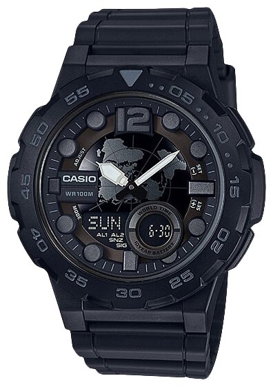 Японские часы Casio AEQ-100W-1BVD мужские