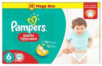 Pampers трусики Pants 6 (16+ кг) 88 шт.