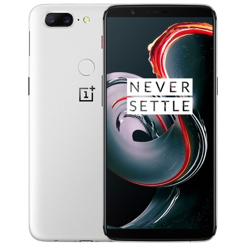 cherpak 1 Смартфон OnePlus 5T 128GB, Dual nano SIM, белый