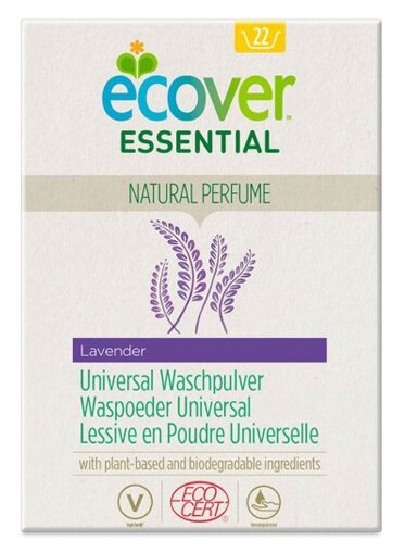 Ecover Essential Универсальный порошок для стирки Ecocert 1,2 кг