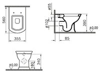 Унитаз VitrA Serenada 4164B003-0075