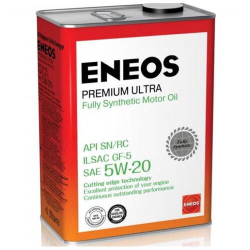 Масло моторное ENEOS Premium Ultra SN 5W20 4 л.