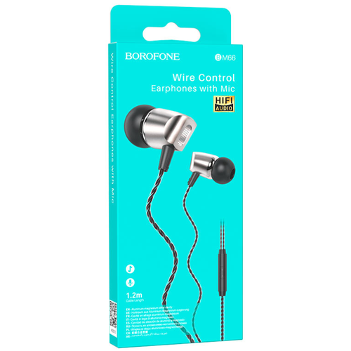 Наушники с микрофоном Borofone BM66 12м черные 49900₽