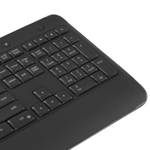 Комплект клавиатура+мышь Logitech MK540 Advanced черный/черный (920-008685) - фото №19