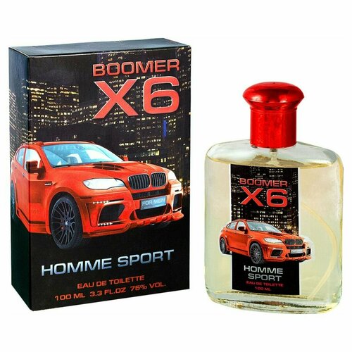 Абар Туалетная вода мужская Boomer X6 Homme Sport 100мл