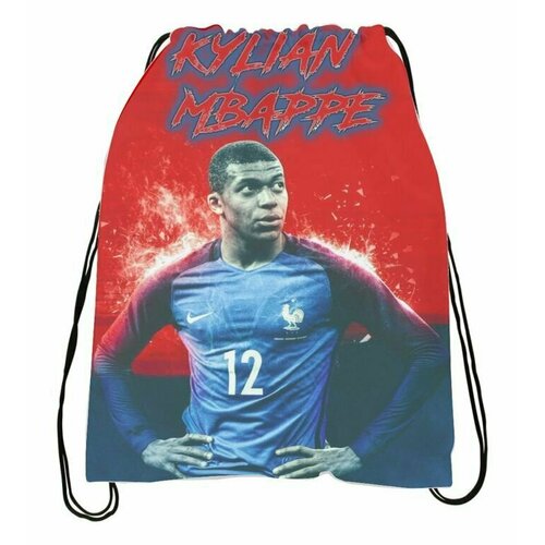 Сумка-мешок для обуви Kylian Mbappe Lottin, Килиан Мбаппе Лоттен №9