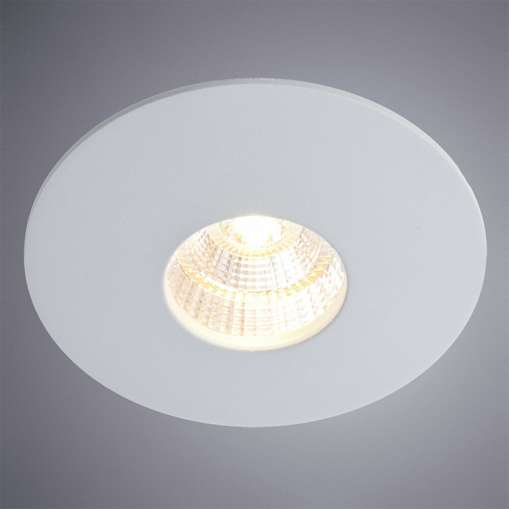 Спот Arte Lamp Uovo A5438PL-1GY, LED, 9 Вт, 3000, теплый белый, цвет арматуры: серый, цвет плафона: серый - фотография № 9