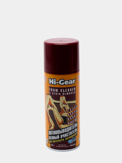 очиститель тканевых поверхностей 340г, аэрозоль /пенный/ hi-gear hg5200 - фото №15