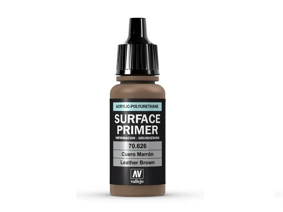 Грунт Vallejo Surface Primer Leather Brown 70626 (17 мл)