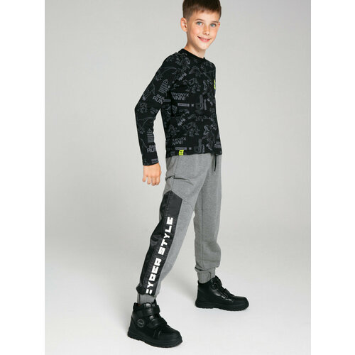 фото Брюки playtoday, размер 170, черный