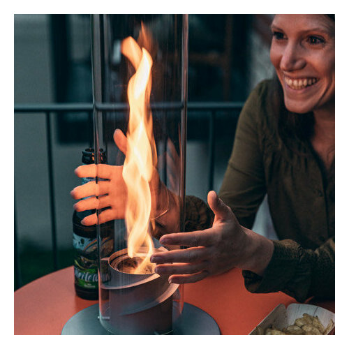 Уличный обогреватель биокамин биосвеча свеча светильник обогреватель для улицы настольный напольный светильник Торнадо 1310000₽