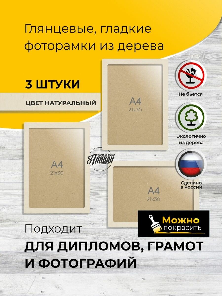 фото Рамки 21х30 3шт.