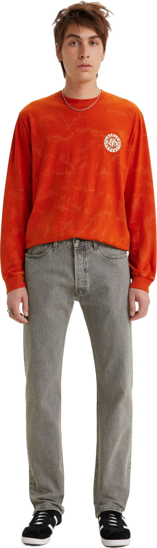 Джинсы Levi's серый 