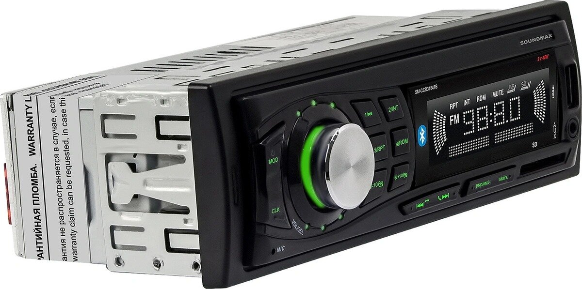 Автомагнитола SOUNDMAX SM-CCR3184FB, USB, SD/MMC - фото №6