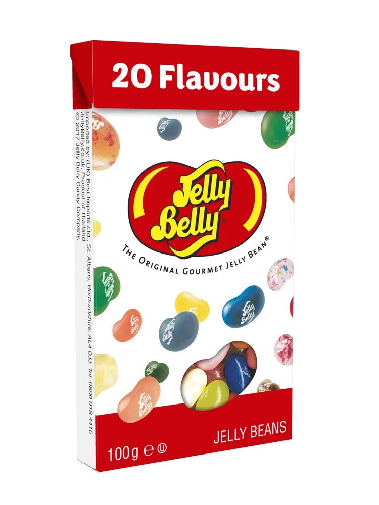 Драже жевательное Jelly Belly Ассорти 20 вкусов 100 г. коробка - фотография № 4