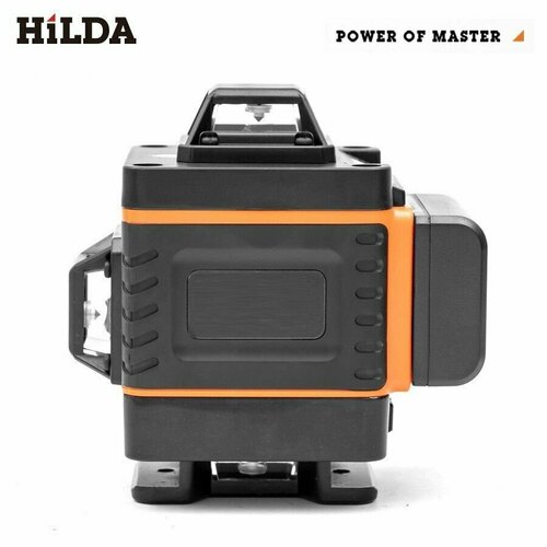 Лазерный уровень Hilda нивелир4d Green Laser 360 градусов лазерный уровень hilda 4d с 2 аккумуляторами