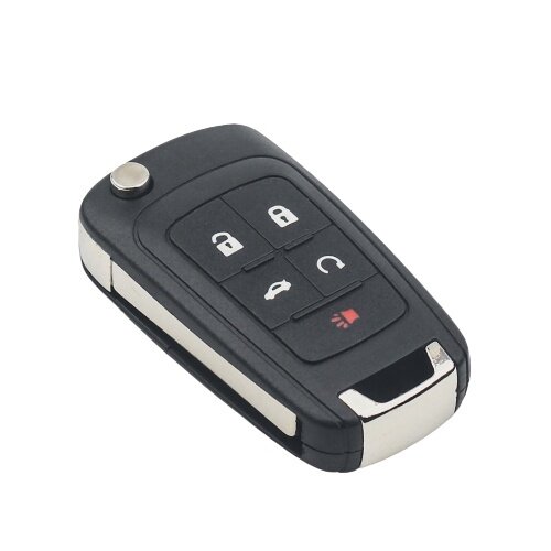 Дистанционный ключ-брелок от машины Chevrolet / 5 кнопок (корпус с лезвием)