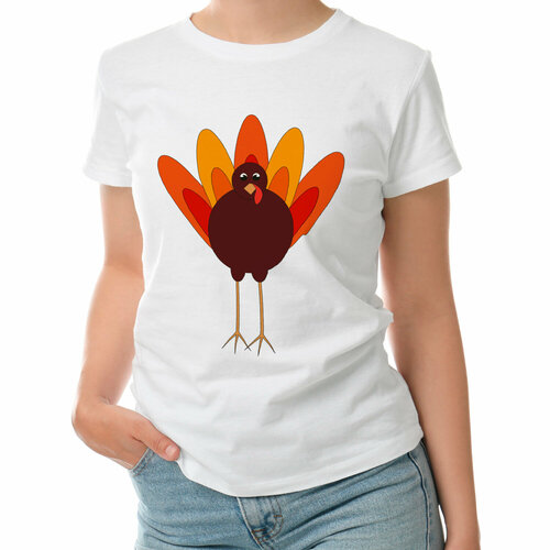 фото Футболка roly, размер s, белый