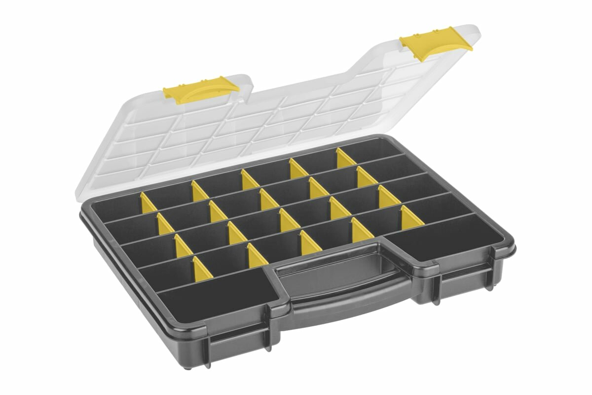 Бытпласт органайзер "WORKER", 13", 330х260х50 ММ (Серый) 433240211