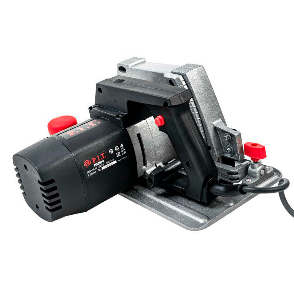 Пила дисковая электрическая P.I.T. 2000 Вт 200 мм (PKS200-C) — фото 1
