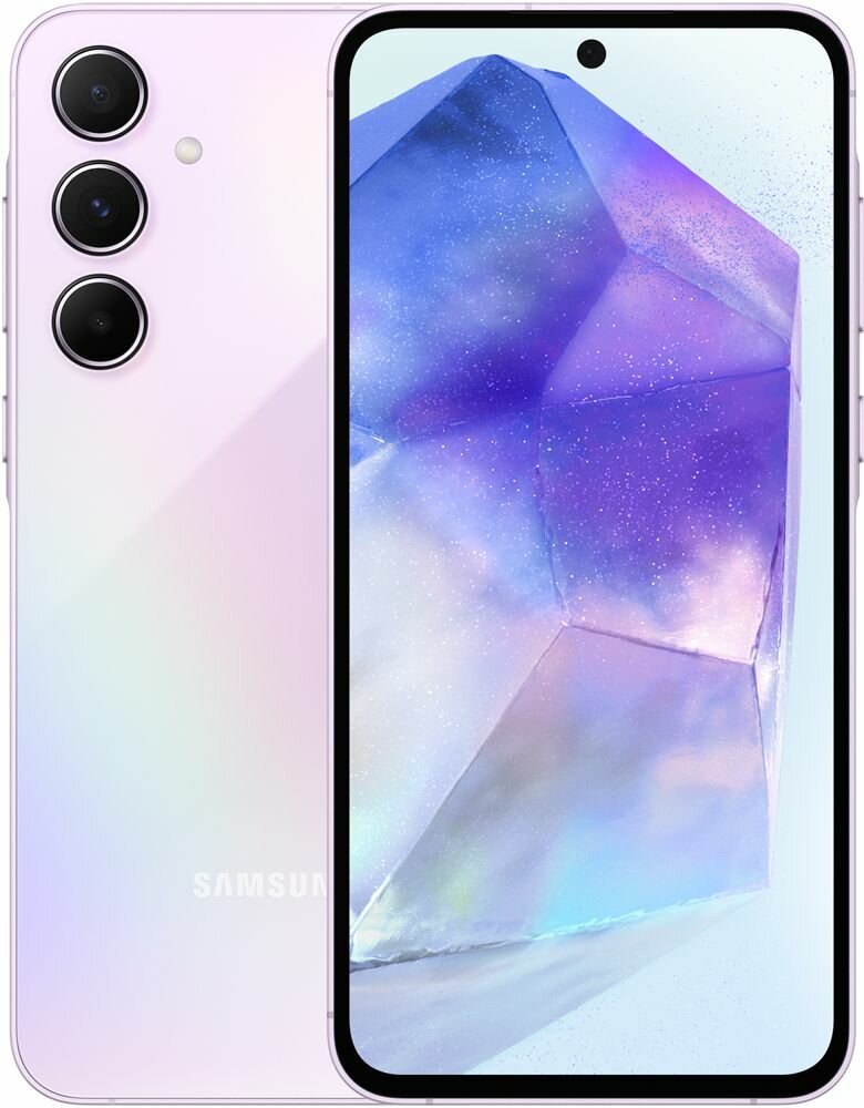 Смартфон SAMSUNG A556E Galaxy A55 8/256Gb 5G Dual sim lavender — фото 1