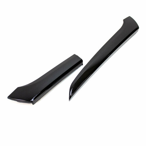 Молдинги панели приборов Гранта ФЛ Калина 2 аналог цвет черный лак комплект 2шт.