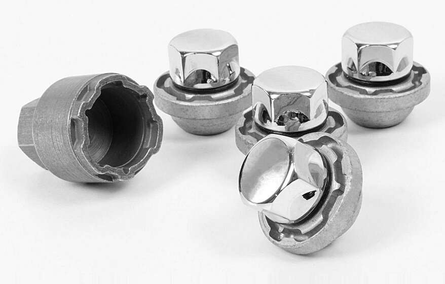 Секретки на колеса Farad Kosmos (GalaxyLock) DLF2/M2 (гайки, M12x1.5, 2 ключа)