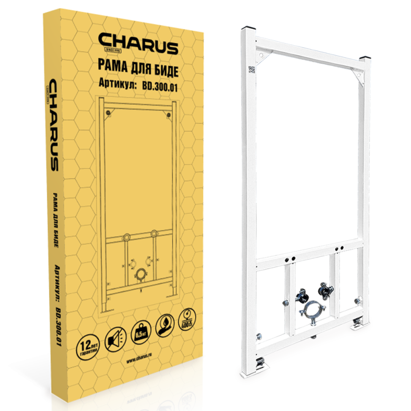 CHARUS Инсталляция для подвесного биде CHARUS BD.300.01