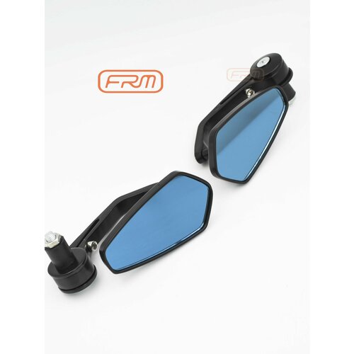 Зеркала в руль мотоцикла черные матовые