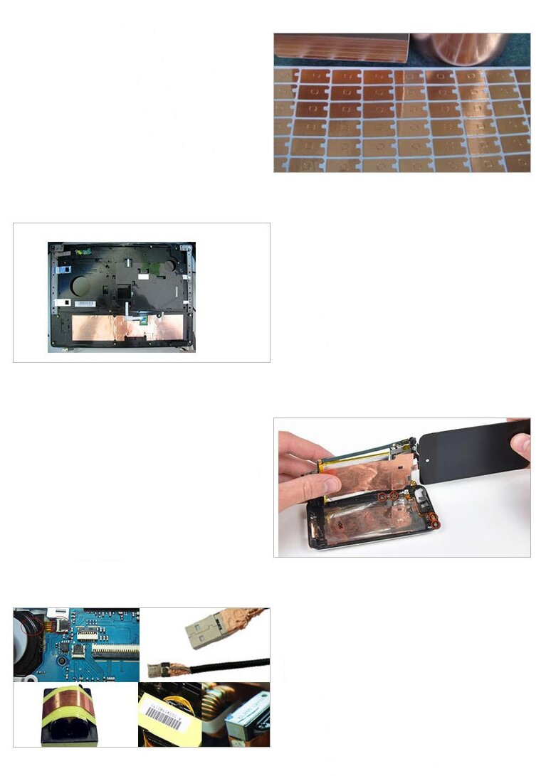 50мм 20м Медная фольга, самоклеющаяся, 0,05мк — фото 1