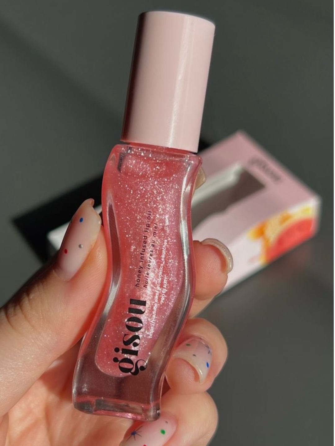 Блеск для губ Gisou "Watermelon Sugar", блеск для придания объема, бесцветный, 8 мл