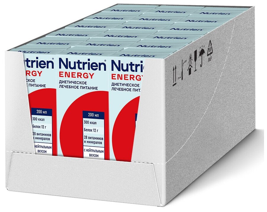 Нутриэн Энергия стерилизованный 200 мл (упаковка 18 шт) нейтральный вкус