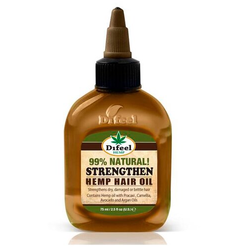 difeel 99% natural coconut premium hair oil 99% натуральное премиальное масло для волос с кокосом 75 мл Difeel 99% Natural Strengthen Hemp Hair Oil 99% натуральное масло для волос с коноплей - укрепляющее, 75 мл