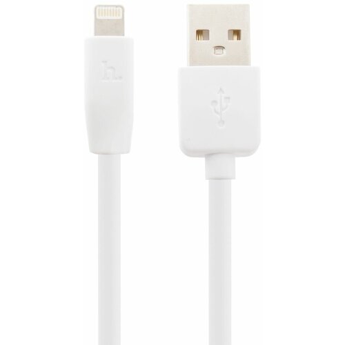 USB кабель HOCO X1 Rapid Lightning 8-pin, 3м, PVC (белый) usb кабель hoco x1 rapid lightning 8 pin 3м pvc белый