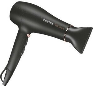 Фен Centek CT-2240 черный/золотой