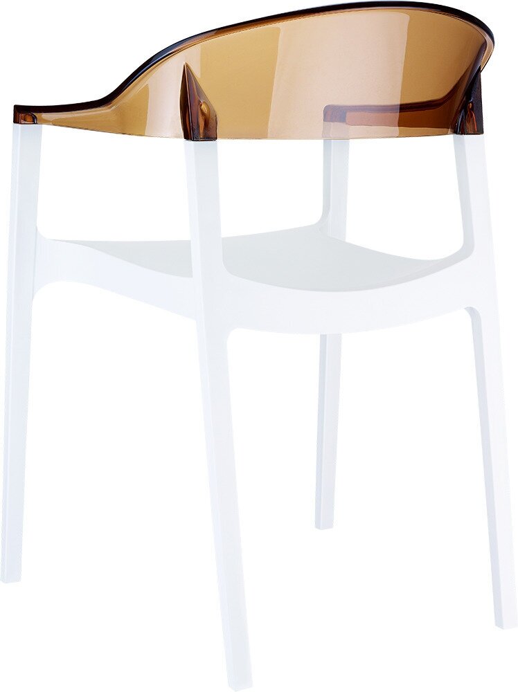 Пластиковое кресло Siesta Contract Carmen, белый, янтарный - фотография № 6