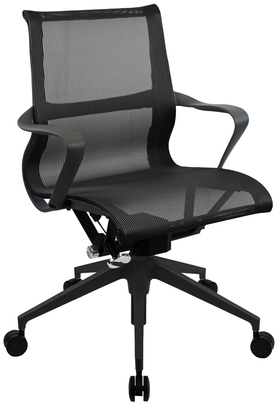 Кресло офисное Everprof Chicago Black сетка черный - фотография № 1