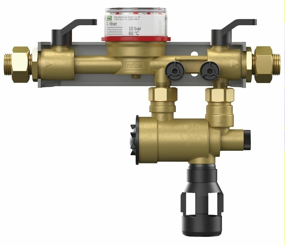 Reflex Арматурный блок "fillset" с гидравл. раздел. и с контактным водомером G1/2 G1/2