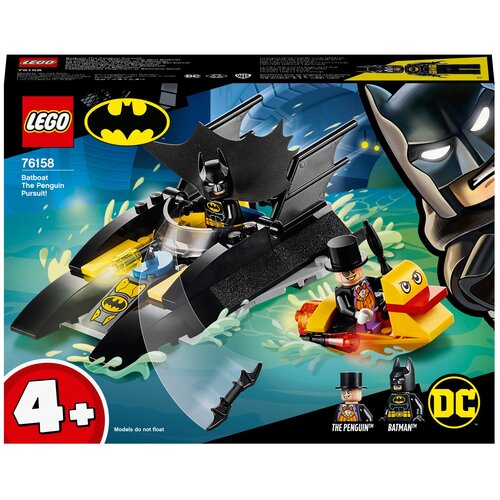 Конструктор LEGO DC Comics Super Heroes 76158 Погоня за Пингвином на Бэткатере, 54 дет. конструктор prck минифигурки супергероев dc batman 64091 комплект 8 шт