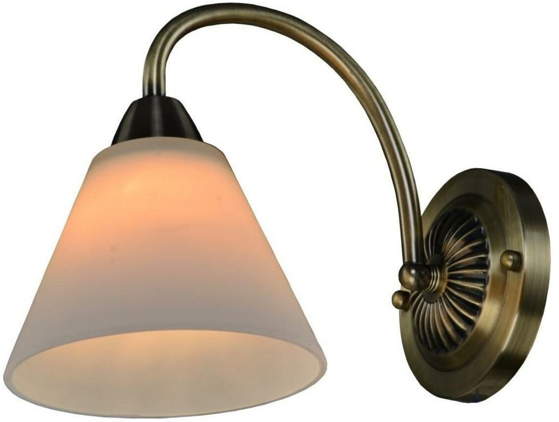 Бра MyFar Anna MR1450-1W, цоколь E27, мощность 60 Вт, цвет бронзовый