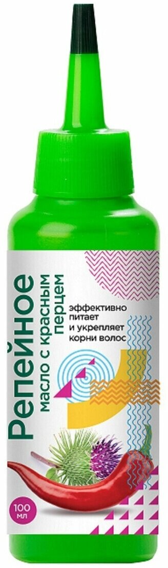 Репейное масло ELFARMA С красным перцем 100мл